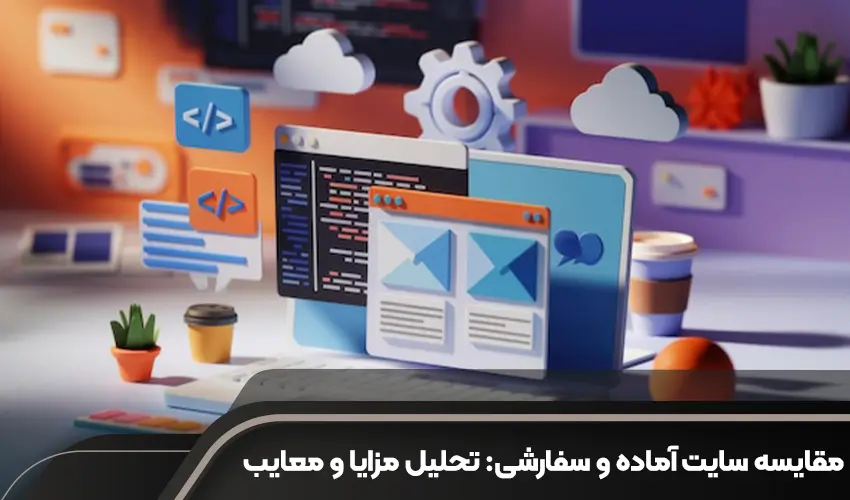 مقایسه سایت آماده و سفارشی