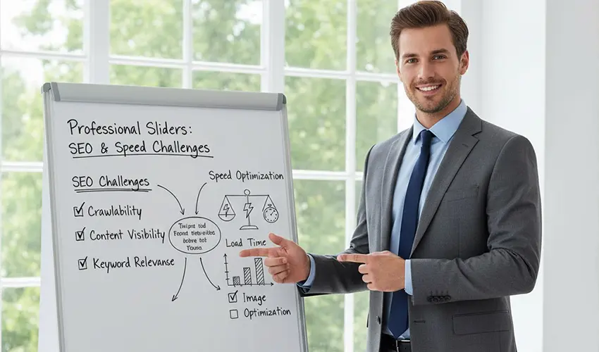 اصول فنی: اسلایدر حرفه ای و چالش های سئو و سرعت