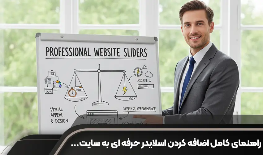 راهنمای کامل اضافه کردن اسلایدر حرفه ای به وب سایت: تعادل بین زیبایی و سرعت