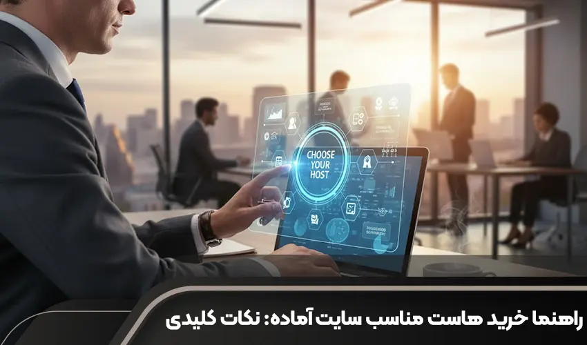 راهنمای کامل خرید هاست مناسب سایت آماده: معیارهای انتخاب و نکات کلیدی