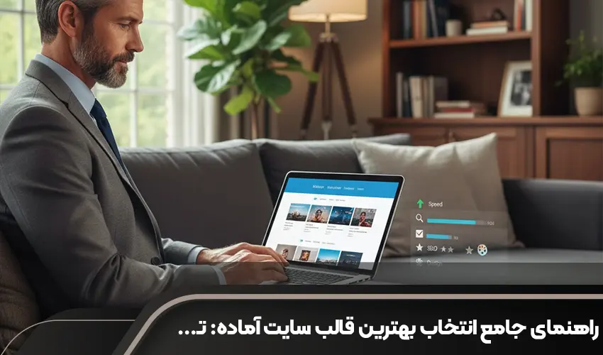 راهنمای جامع انتخاب بهترین قالب سایت آماده: ترکیبی از زیبایی، سرعت و سئو