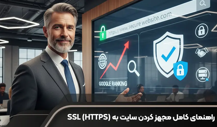 راهنمای کامل مجهز کردن سایت به SSL (HTTPS): امنیت، اعتماد و رتبه بهتر در گوگل