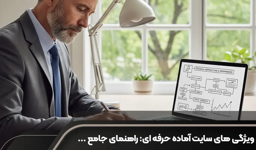 ویژگی های سایت آماده حرفه ای: راهنمای جامع برای یک شروع قدرتمند